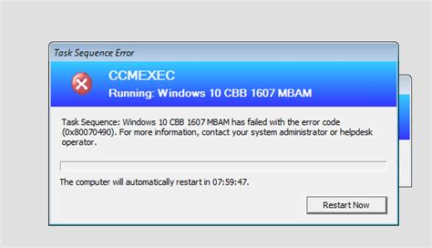 TS errors out with a "system partition not set" error in smsts. . 0x80070490 sccm uefi